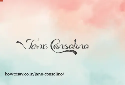 Jane Consolino