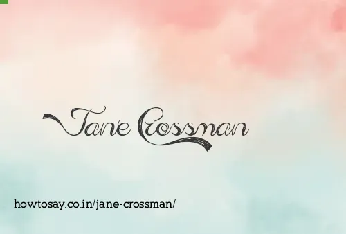 Jane Crossman