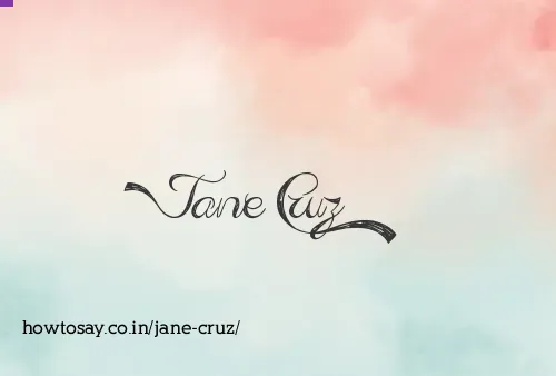 Jane Cruz