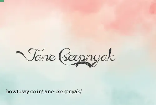 Jane Cserpnyak