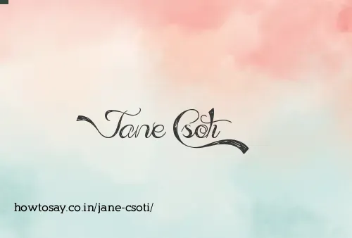 Jane Csoti