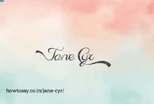 Jane Cyr