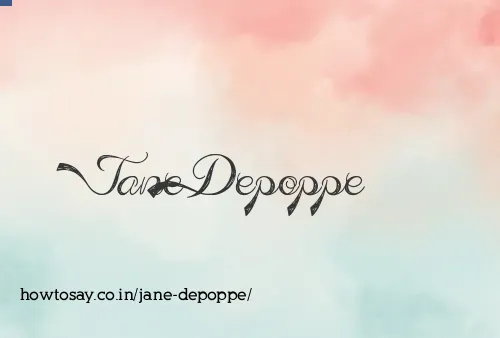 Jane Depoppe