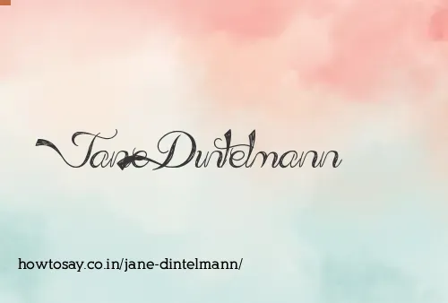 Jane Dintelmann