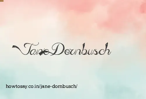 Jane Dornbusch