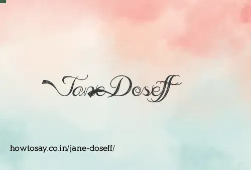 Jane Doseff