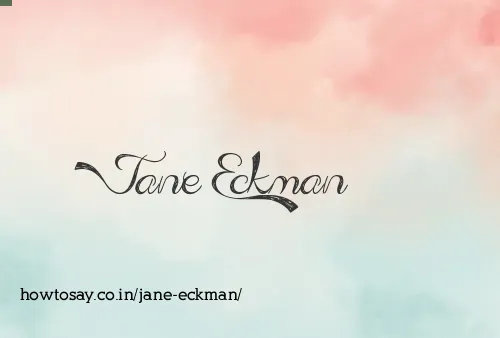 Jane Eckman