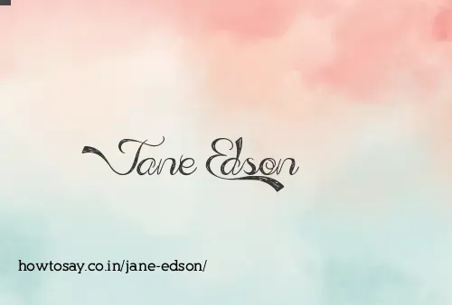 Jane Edson