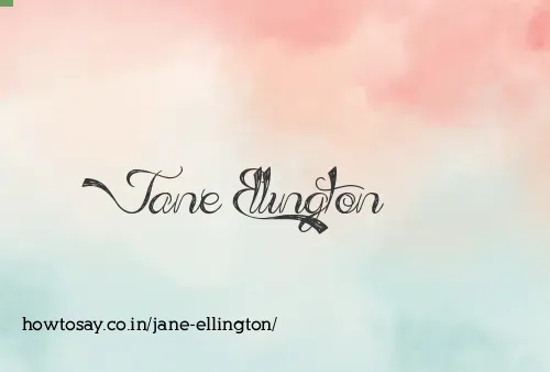 Jane Ellington