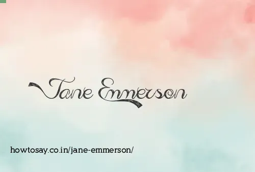 Jane Emmerson