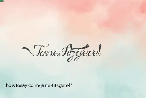 Jane Fitzgerel