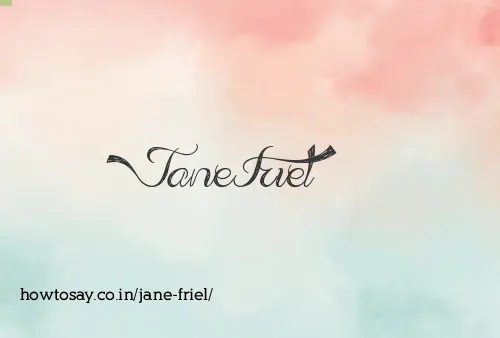 Jane Friel