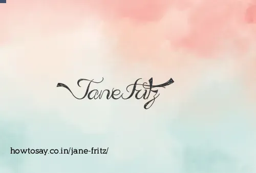Jane Fritz