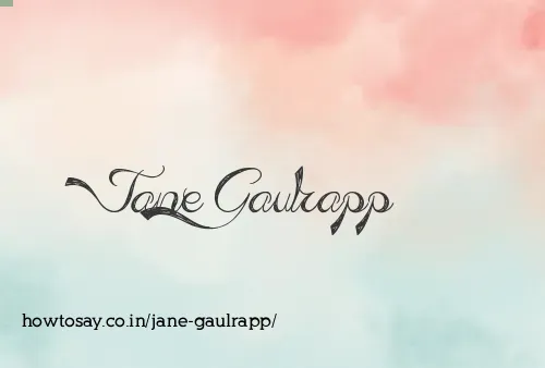 Jane Gaulrapp