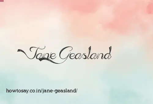 Jane Geasland