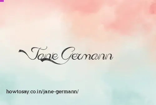 Jane Germann