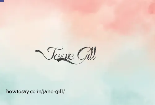 Jane Gill