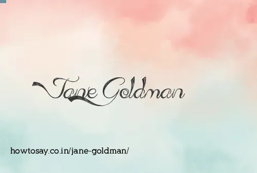 Jane Goldman