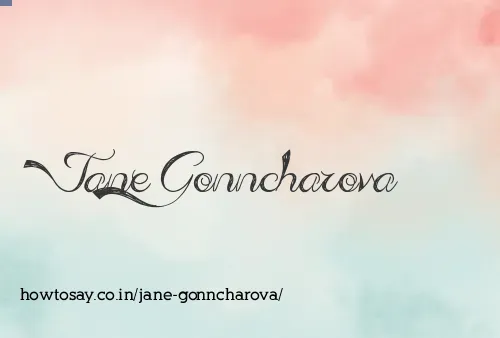 Jane Gonncharova