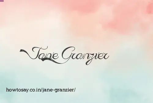 Jane Granzier