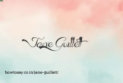 Jane Guillett