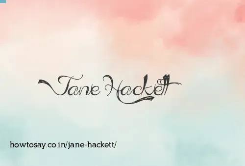 Jane Hackett