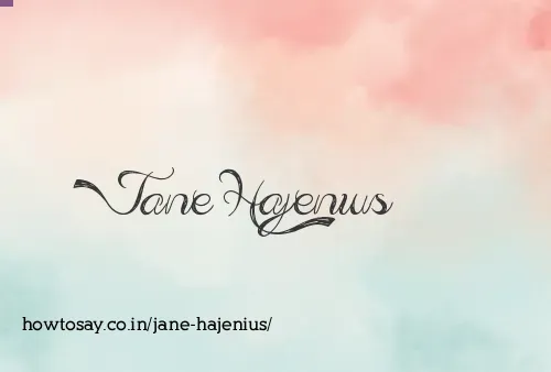 Jane Hajenius