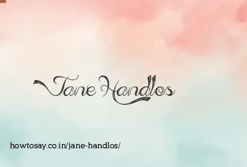 Jane Handlos