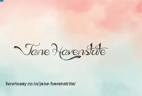 Jane Havenstrite