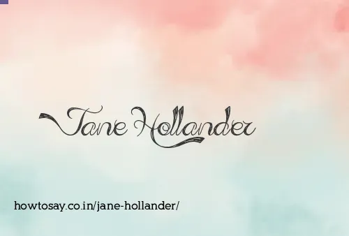 Jane Hollander