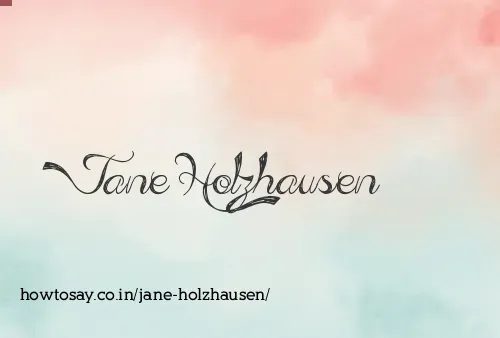 Jane Holzhausen