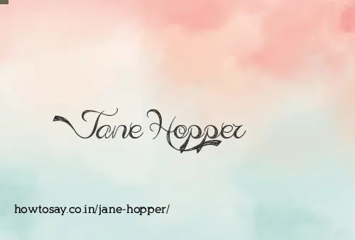 Jane Hopper