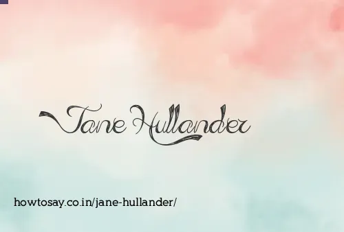 Jane Hullander