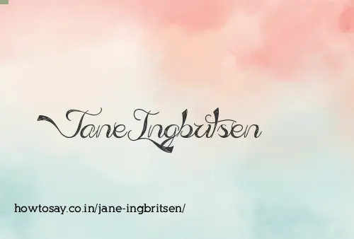 Jane Ingbritsen