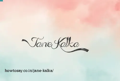 Jane Kalka