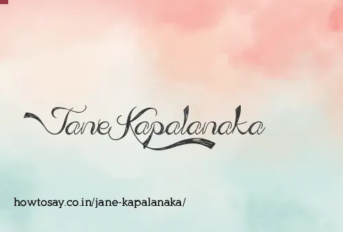 Jane Kapalanaka