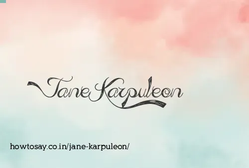 Jane Karpuleon