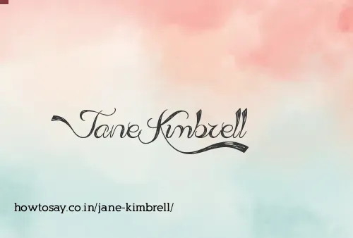 Jane Kimbrell