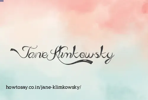 Jane Klimkowsky