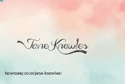 Jane Knowles