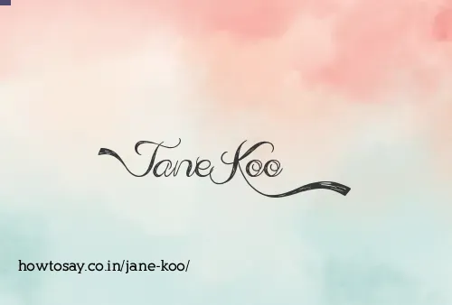 Jane Koo