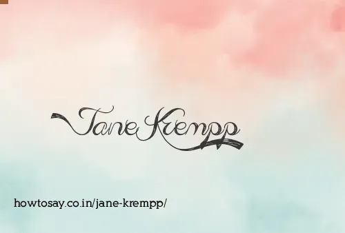 Jane Krempp