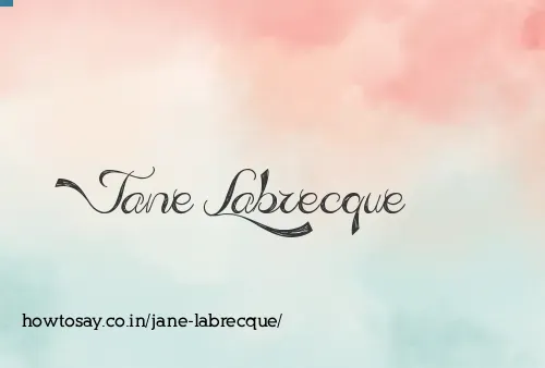 Jane Labrecque