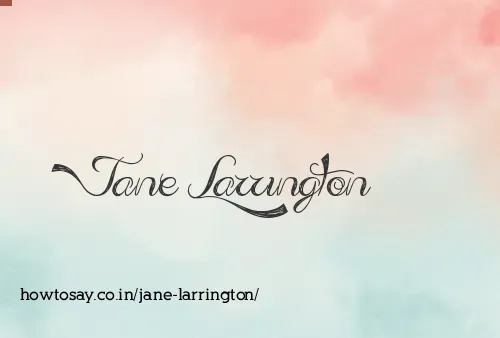 Jane Larrington