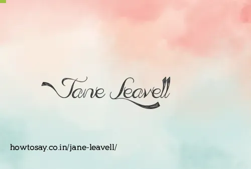 Jane Leavell