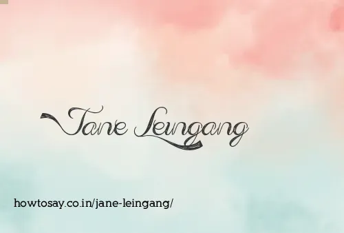 Jane Leingang