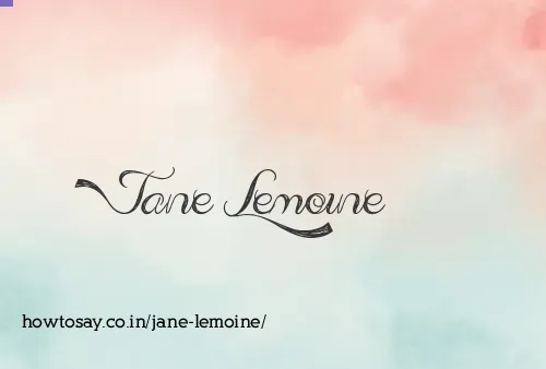 Jane Lemoine