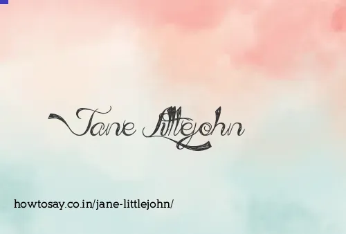 Jane Littlejohn
