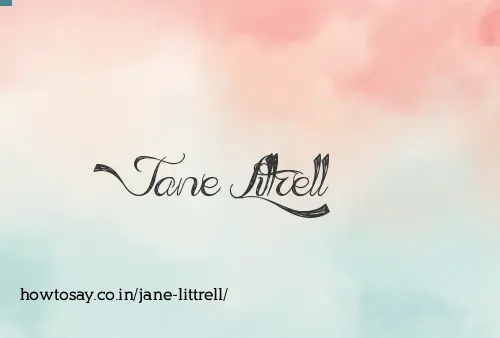Jane Littrell