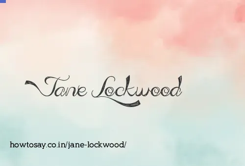 Jane Lockwood